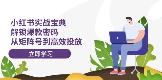 小红书实战宝典：解锁爆款密码，从矩阵号到高效投放|琦哥资源