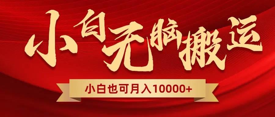 无脑搬运视频，全新平台独占玩法，一个账号每天1000+，多账号轻松扩张！|琦哥资源