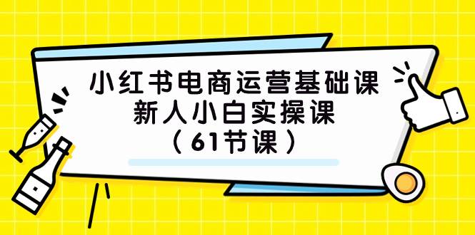 小红书电商运营基础课，新人小白实操课（61节课）|琦哥资源