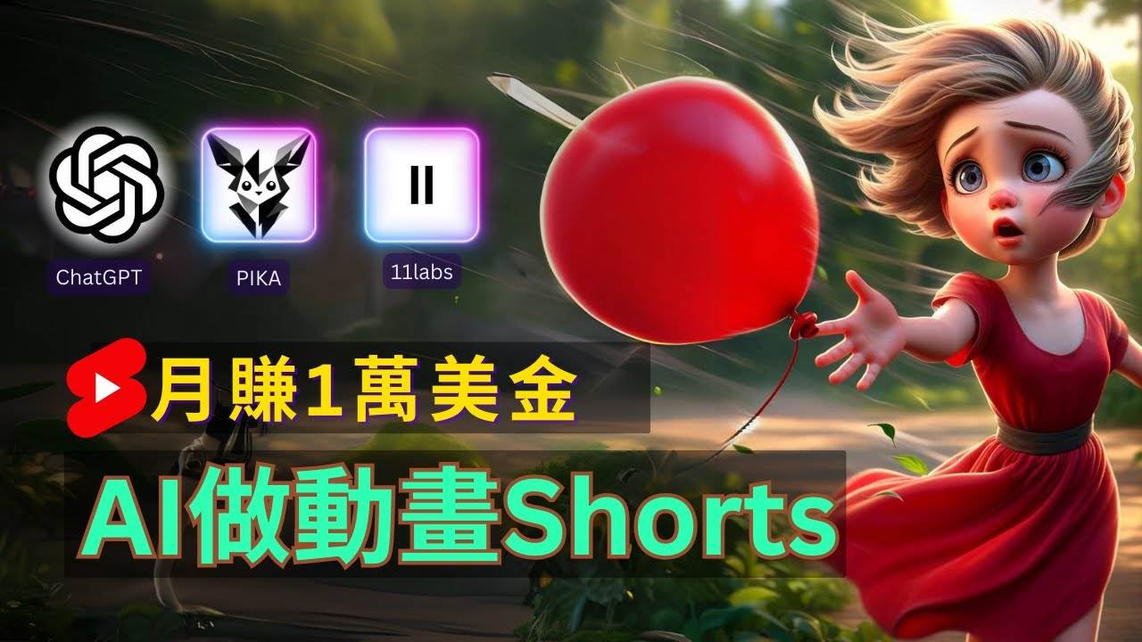 轻松制作皮克斯风格人生故事短视频，免费AI助你月入上万|琦哥资源