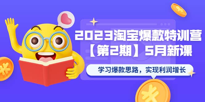 2023淘宝爆款特训营【第2期】5月新课 学习爆款思路，实现利润增长|琦哥资源