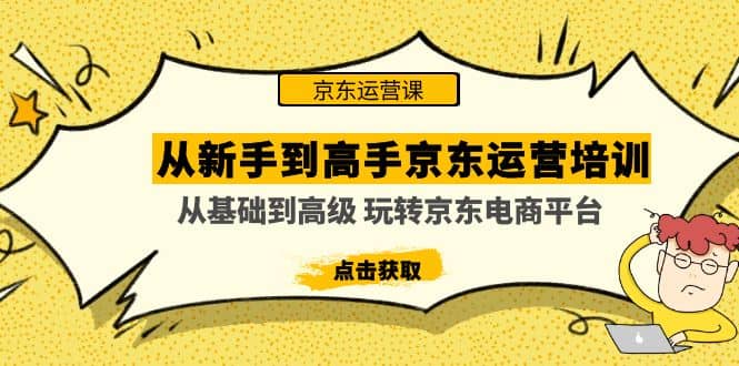 从新手到高手京东运营培训：从基础到高级 玩转京东电商平台(无水印)|琦哥资源