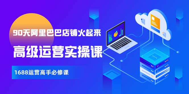 【90天阿里巴巴店铺火起来】高级运营实操课，1688运营高手必修课|琦哥资源