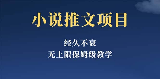 经久不衰的小说推文项目，单号月5-8k，保姆级教程，纯小白都能操作|琦哥资源