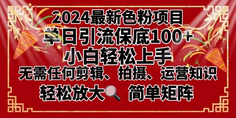 2024最新换脸项目，小白轻松上手，单号单月变现3W＋，可批量矩阵操作放大|琦哥资源