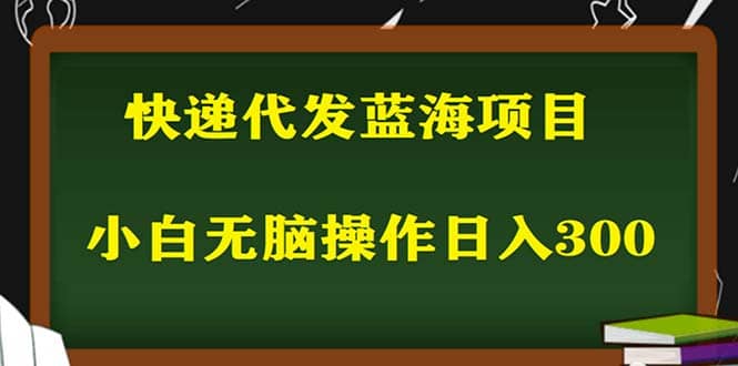 2023最新蓝海快递代发项目，小白零成本照抄|琦哥资源