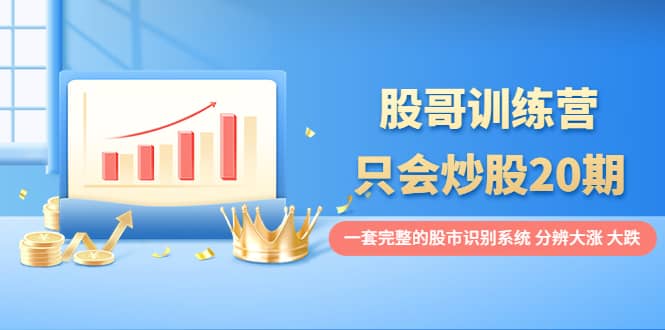 股哥训练营·只会炒股20期：一套完整的股市识别系统，分辨大涨、大跌|琦哥资源