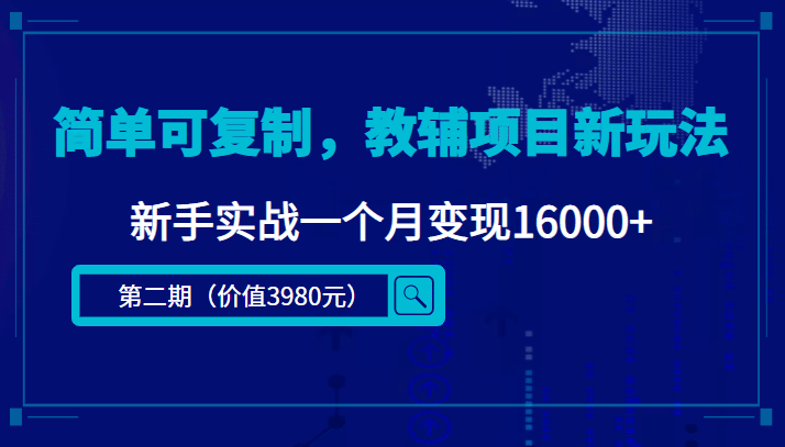 简单可复制，教辅项目新玩法（第2期+课程+资料)|琦哥资源