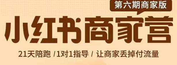 贾真-小红书商家营第6期商家版，21天带货陪跑课，让商家丢掉付流量|琦哥资源