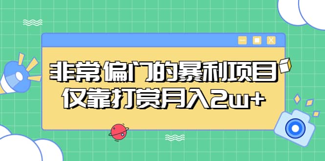 非常偏门的暴利项目|琦哥资源