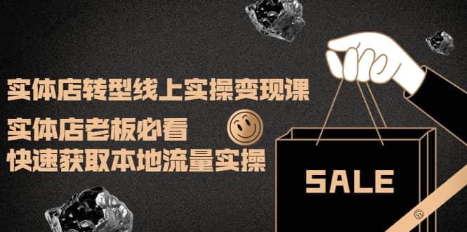实体店转型线上实操变现课：实体店老板必看，快速获取本地流量实操|琦哥资源