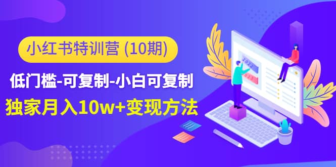 小红书特训营（第10期）低门槛-可复制-小白可复制|琦哥资源