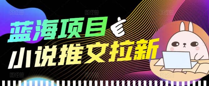 外面收费6880的小说推文拉新项目，个人工作室可批量做【详细教程】|琦哥资源