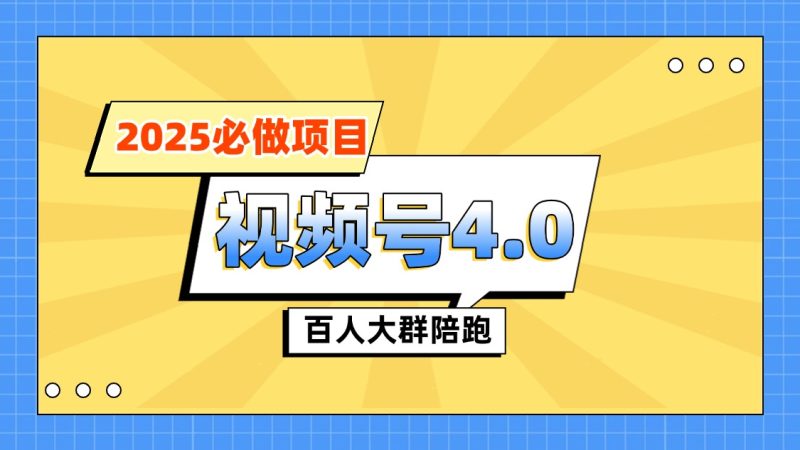 【陪跑项目】视频号4.0高阶变现项目介绍|琦哥资源