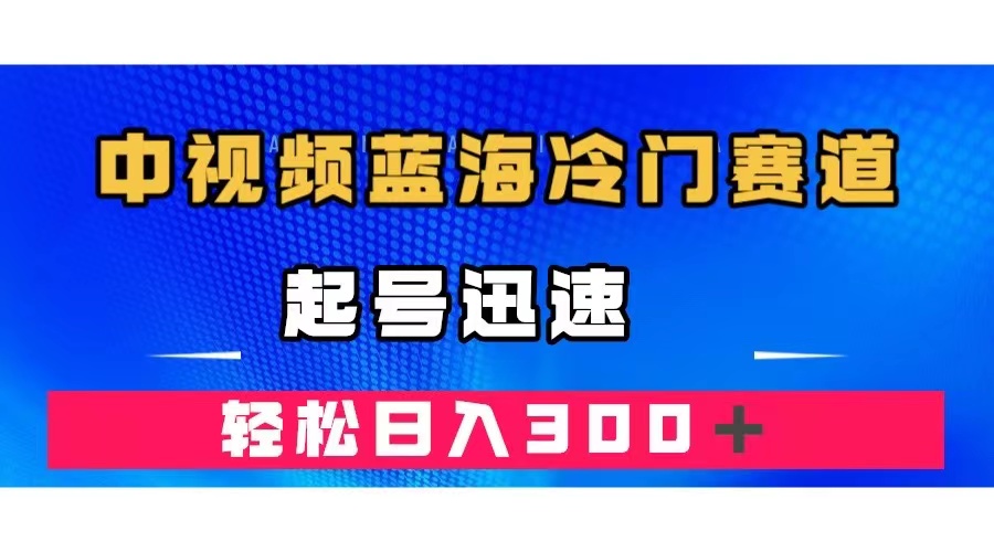 中视频蓝海冷门赛道，韩国视频奇闻解说，起号迅速，日入300＋|琦哥资源