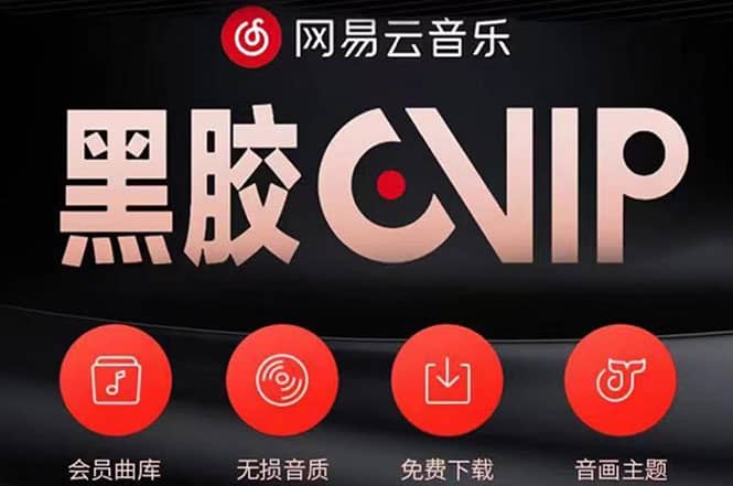 网易云撸黑胶年卡及变现方法，收益可无限放大|琦哥资源