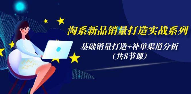 淘系新品销量打造实战系列，基础销量打造+补单渠道分析（共8节课）|琦哥资源