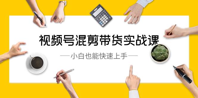 视频号-混剪带货实战课，小白也能快速上手（10节课）|琦哥资源
