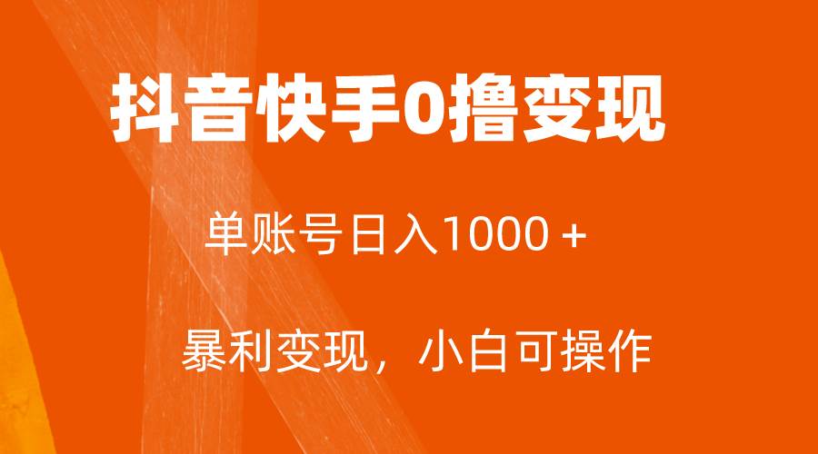 全网首发，单账号收益日入1000＋，简单粗暴，保底5元一单，可批量单操作|琦哥资源