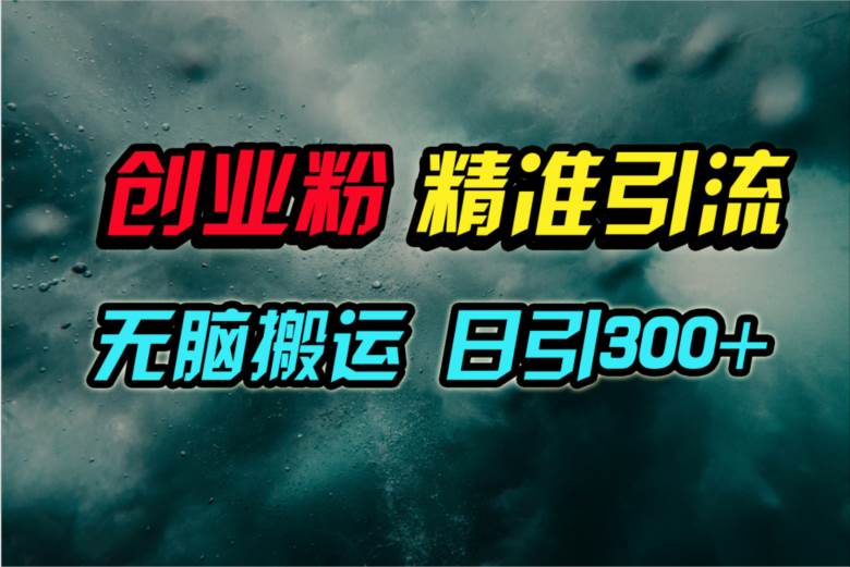 视频号纯搬运日引300+创业粉教程！|琦哥资源