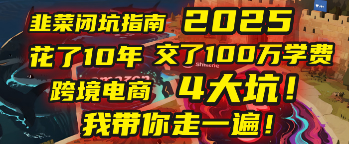 我花了10年，交了上百万学费，才看透跨境电商的4个真相！2025年，这堂课帮你把钱省回来 2025年别再当跨境“炮灰”了！亚马逊、TikTok、独立站、Temu，这4个平台的坑，我带你走一遍！|琦哥资源