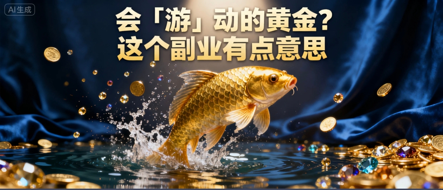 单号月销1.5W+！AI“凭空造鱼”带货新玩法，小白3分钟出一个爆款视频|琦哥资源